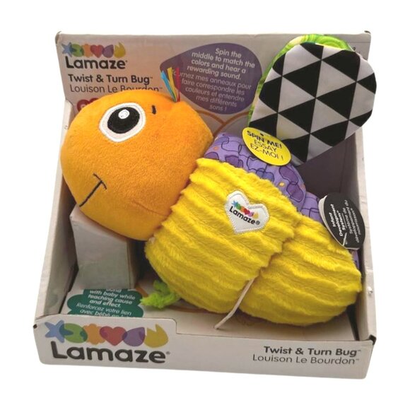 Lamaze Toy Twist & Turn Bug Baby 9 Month Tomy Europe New in Box - Picture 1 of 6